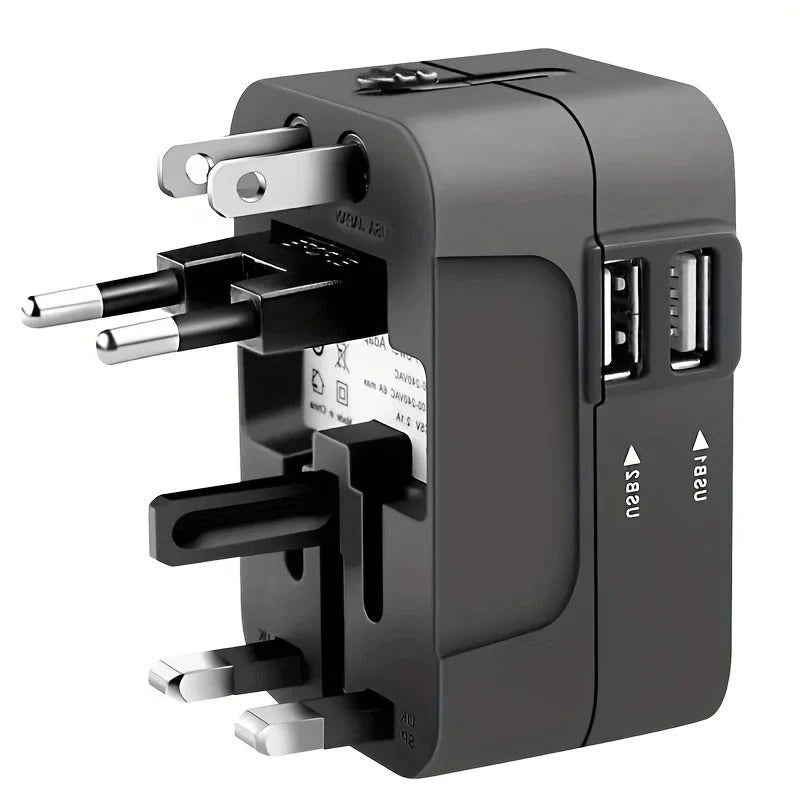 Worldwide Travel Adapter Dual USB