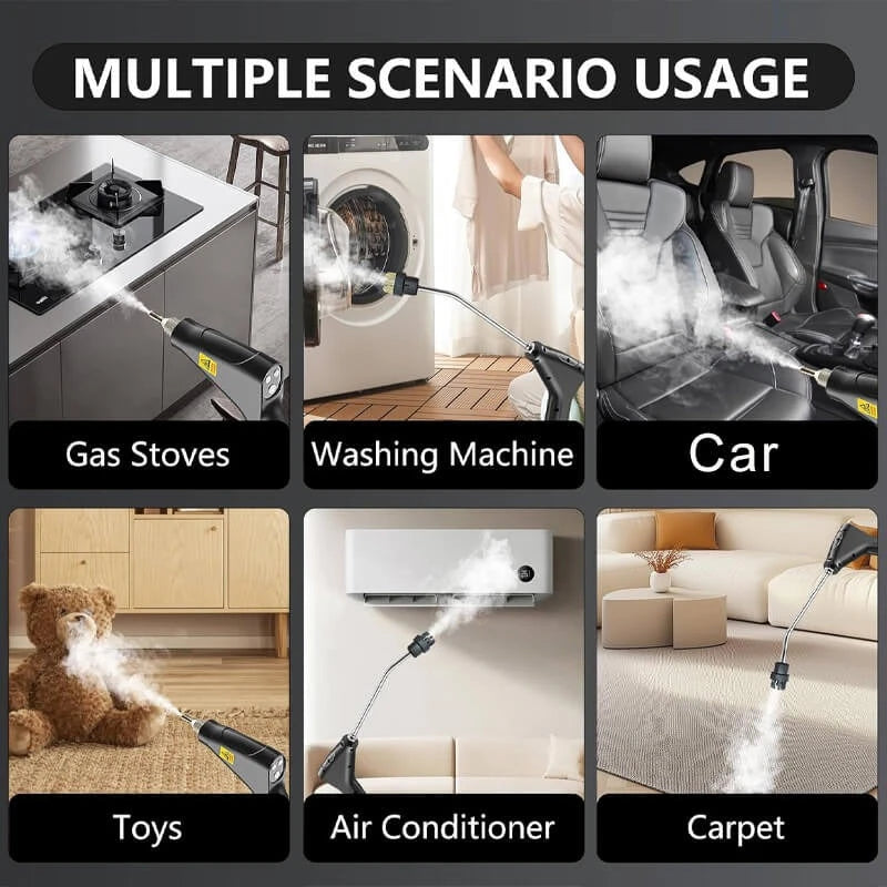 2500W Steam Cleaner with 5 Brushes