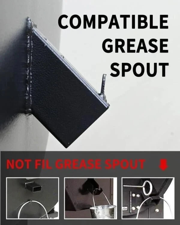 Grill Grease Collector with Lid