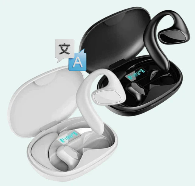 TalkieGO earbuds close-up
